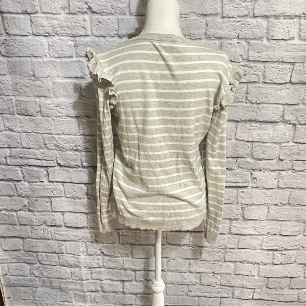J.Crew Factory Ruffle-Shoulder Sweater - Picture 3 of 6